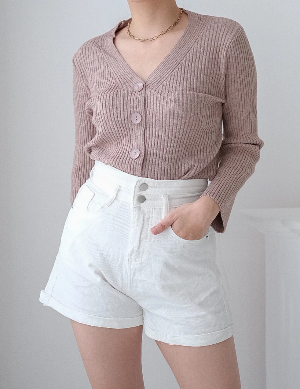 Jeans Agnes Short Pants - White 2 ~item/2023/3/28/agnes_short_pants_5